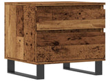 Bedside Cabinet Old Wood 40x35x50 cm Engineered Wood 857436