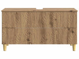 Bathroom Sink Cabinet DELFT Artisan Oak 82 x 41x 59 cm 897024