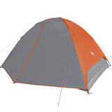 Camping Tent Dome 6-Person Orange Waterproof 94414