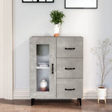Sideboard Concrete Grey 69.5x34x90 cm Engineered Wood 812217