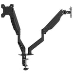 ZNTS Dual Monitor Arm for Max 27 Inch Screen Gas Spring 20 kg 4012170