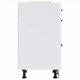 Kitchen Base Cabinet Lucca White Engineered Wood 854230