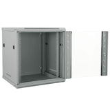 Network Cabinet with Storage Grey 53 x 60 x 60 cm Steel 42017658