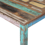 ZNTS Dining Table Solid Reclaimed Wood 80x82x76 cm 243452