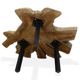 Coffee Table Genuine Teak 80x70x38 cm 244550