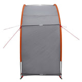 Bike Storage Tent with Roof Grey and Orange 210 x 90 x 174 cm 42001004