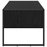 Coffee Table Black Oak 100 x 46 x 40 cm Engineered Wood 886444