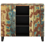 Sideboard with 2 Doors 90x33x75 cm Solid Wood Reclaimed 352927