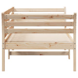 Day Bed without Mattress 90x190 cm Single Solid Wood Pine 842878