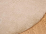 Anti-Slip Faux Rabbit Fur Rug OLITE Taupe 200 cm Polyester 42021759