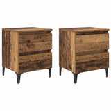 Bedside Cabinet 2 pcs Old wood 40 x 35 x 50 cm Engineered wood 871919