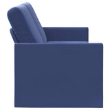 3 Seater Sofa Police Blue 220 x 81 x 82 cm Velvet 42041165