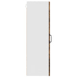Wall Glass Cabinet PORTO Smoked Oak 40 x 31 x 100 cm 885450