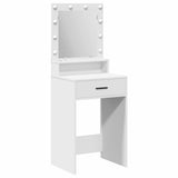 Dressing Table White 50 x 41 x 135 cm Engineered Wood 865091