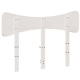 Headboard White 135 cm Solid Wood Pine 844782