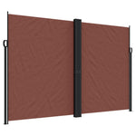 Retractable Side Awning Brown 220x600 cm 4004674