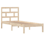 Bed Frame without Mattress Small Single Solid Wood 3101178