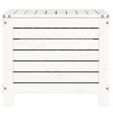 Garden Footstool White 62x63.5x53.5 cm Solid Wood Pine 844904