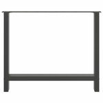 ZNTS Coffee Table Legs Anthracite 2 pcs 90x cm Steel 4013318