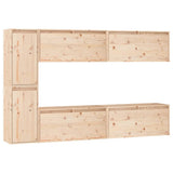 TV Cabinets 6 pcs Solid Wood Pine 3100234