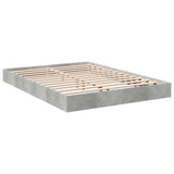Bed Frame without Mattress Concrete Grey 140x200 cm 842024