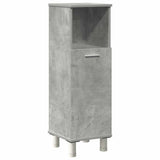 4 Piece Bathroom Furniture Set Concrete Grey Engineered Wood 3324850