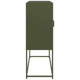 Sideboard Olive Green 100.5x39x107 cm Cold-rolled Steel 853408