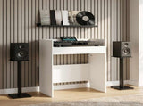 DJ Table White 82 x 45 x 102 cm Engineered Wood 8006748