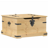 Storage Box Corona 78x78x45 cm Solid Wood Pine 4002771