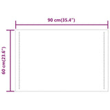 LED Bathroom Mirror 90x60 cm 151733