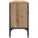 TV Cabinet with Drawer Artisan Oak 200x25x44 cm Engineered Wood 857697