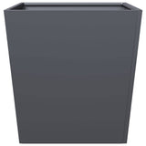 Garden Planters Anthracite 2 pcs 50x50x50 cm Steel 851071