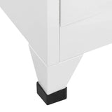 Locker Cabinet with 4 Compartments 38x45x180 cm 244475