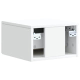 Wall-Mounted Bedside Cabinet 2 pcs White 33 x 34.5 x 20 cm 897916