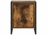 Bedside Table 2 pcs Smoke Oak 39.5 x 30 x 50 cm Engineered Wood 886647