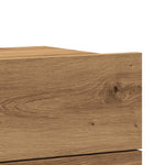 ZNTS Wall-mounted Bedside Cabinets 2 pcs Artisan Oak 40x32x30 cm 855947
