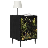 Bedside Cabinet RHENEN 2 pcs Black Oak 36 x 33 x 51 cm 8007230