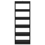 Book Cabinet Black oak 60 x 30 x 166 cm Engineered wood 880461
