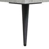 Desk Concrete Grey 140x50x75 cm Engineered Wood 829520