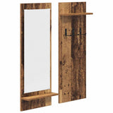 Wall-Mounted Coat Rack Old Wood 70 x 10 x 90 cm Engineered wood 874529