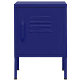 Nightstands 2 pcs Navy Blue 35x35x51 cm Steel 3095206