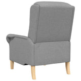 Armchair Light grey 76 x 94 x 102 cm Fabric 42009840