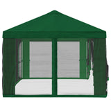 Gazebo Cover with Sidewalls 6 x 3 m Green Polyester 190 900414