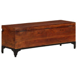 Storage Trunk 110x35x41 cm Solid Acacia Wood 328304