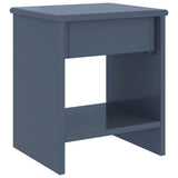 Bedside Cabinet Light Grey 35x30x40 cm Solid Pinewood 322225
