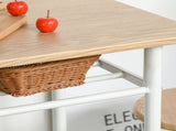 Bar Table Set, Bar Table and Stools Set, Footrest and Storage Shelf, for Kitchen, Dining Room, Pub, T3398P343146