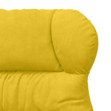 Armchair Yellow 69 x 74 x 93 cm Velvet 42001894