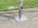 Welded Wire Fence with Concrete Base 50 x 1.2 m 3351539
