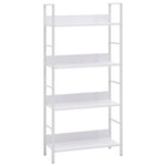 4-Layer Book Shelf White 60x27.6x124.5 cm Engineered Wood 288224