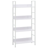 4-Layer Book Shelf White 60x27.6x124.5 cm Engineered Wood 288224